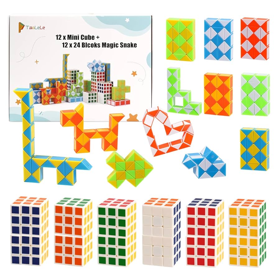 Amazon | パーティーパズルおもちゃ 24パック マジックスネーク